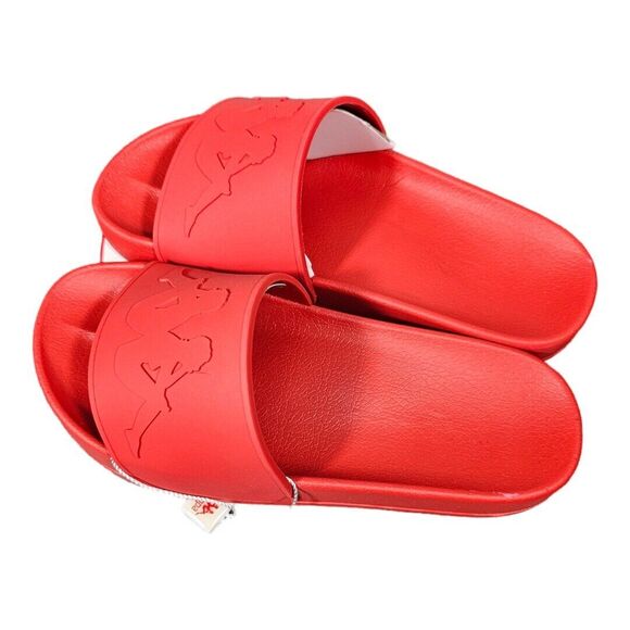 Kappa Authentic Caius 2 Unisex SZ 4 slides Red A1J Beach Vacation - Picture 6 of 8